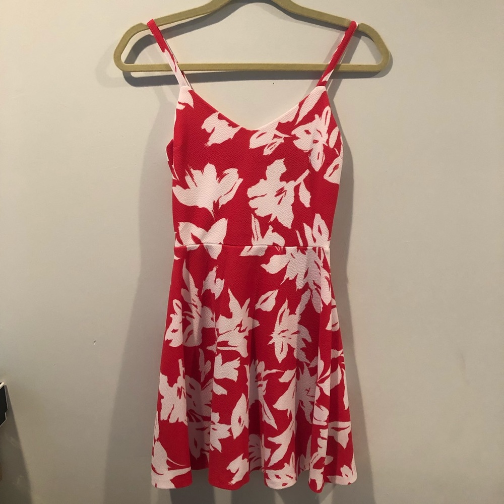 Bloomingdales Aqua Floral Dress